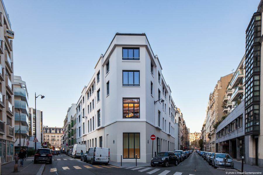 Réhabilitation de bureaux, rue Vernier à Paris