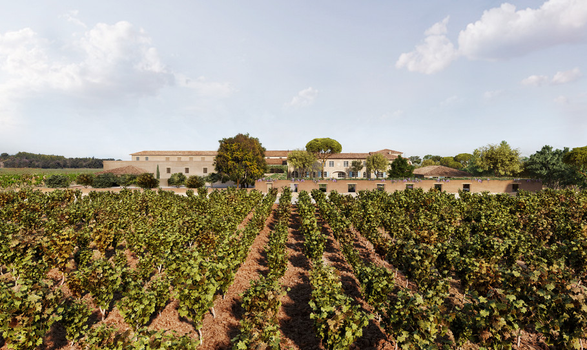 Etude aéraulique adiabatique du chai de Beaucastel