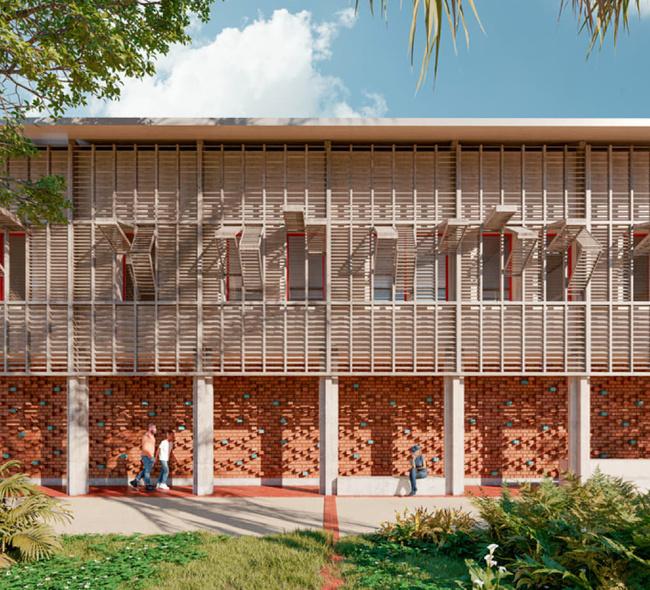 Construction d'une médiathèque à Saint-Laurent du Maroni (Guyane)