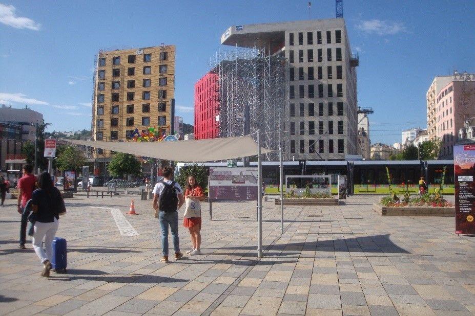 Quartier Châteaucreux à Saint-Etienne