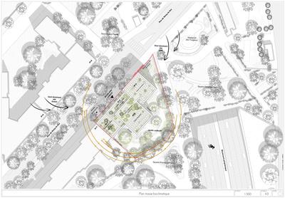 Construction d'un pole culturel à Paris 20ème