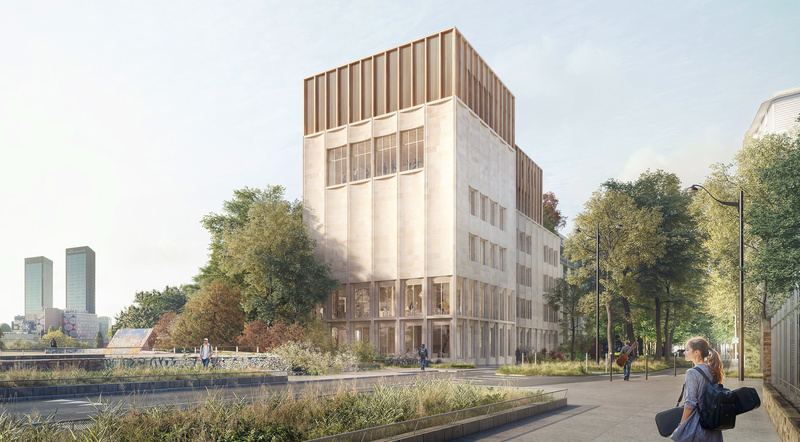 Construction d'un pole culturel à Paris 20ème