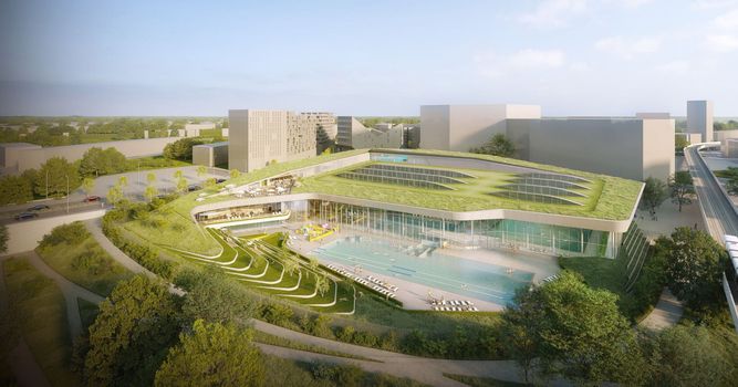 Piscine Olympique Quartier Saint Sauveur à Lille