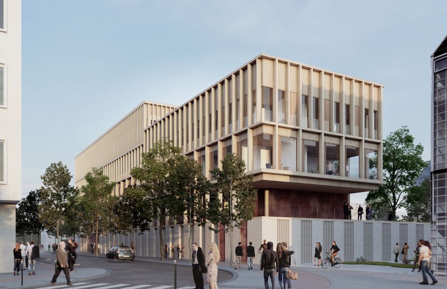 Bâtiment "Première Pierre" pour l'université Paris Est Marne-la-Vallée à Serris