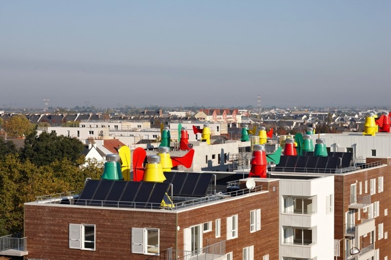 Immeubles résidentiels du square Delzieux à Saint-Nazaire