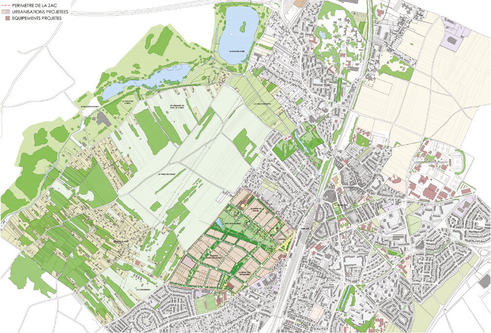 Zac Clause Bois Badeau: secteurs Bois de Châtres et Faubourg du bois, 3ème phase à Brétigny-sur-Orge