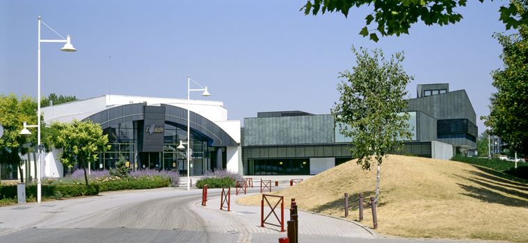 Construction de la médiathèque à Illkirch