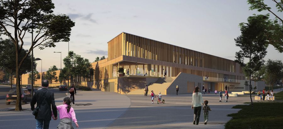 Groupe scolaire Léo Lagrange aux Mureaux