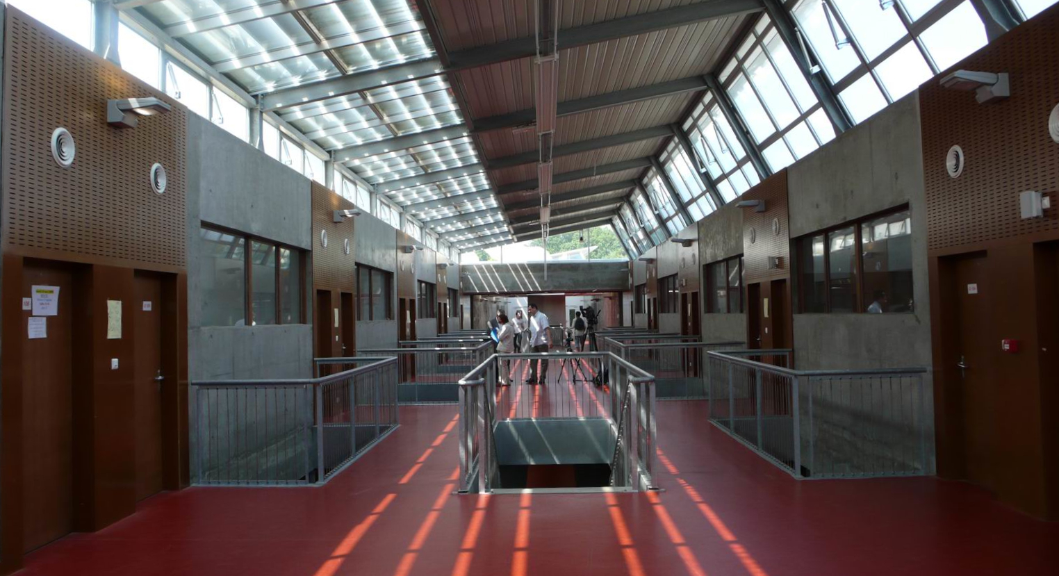 Construction du lycée du Pape Clément à Pessac