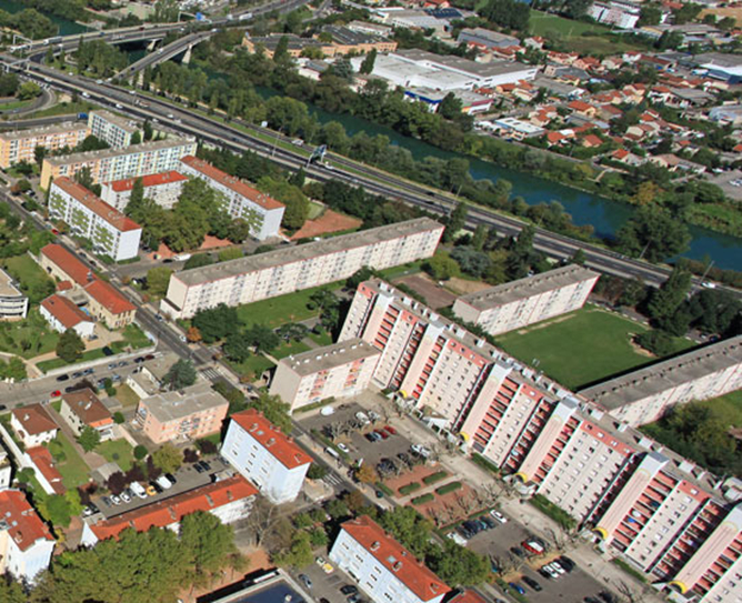 Eco-réhabilitation de 392 logements collectifs, Quartiers Pranard et Buers à Villeurbanne