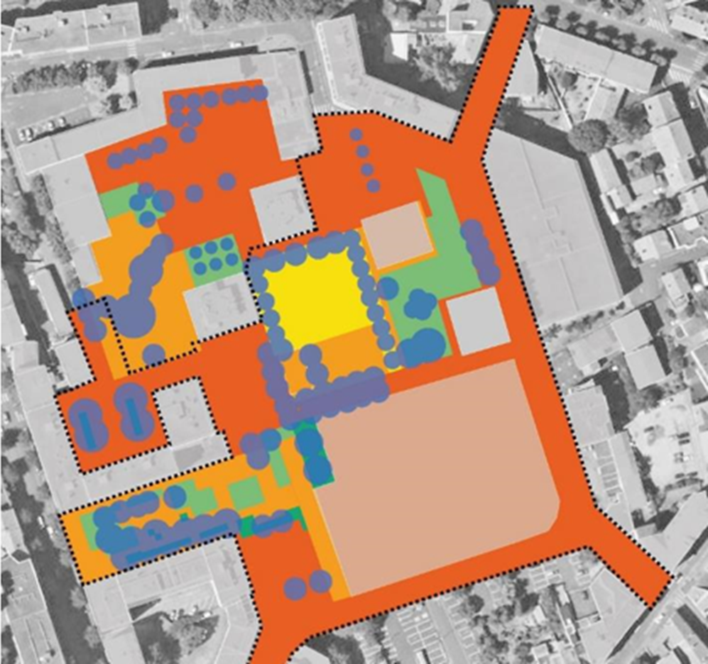 Etude de la surchauffe urbaine sur le secteur Regsburg à Clermont-Ferrand