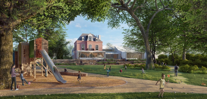 Rénovation de la Maison de l'Enfance et de la Jeunesse, du Point Information Jeunesse et réaménagement du parc paysager